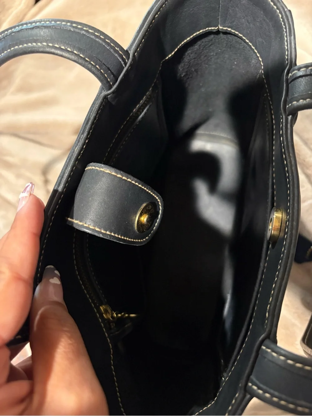 Coach vintage navy